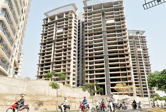 A property project in Nha Be district, HCMC (Photo: SGGP)